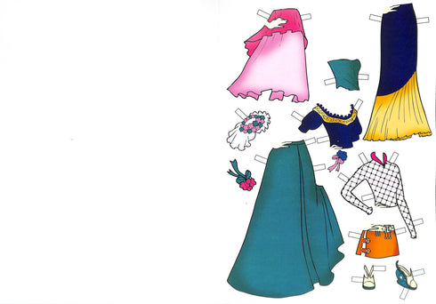 Habille la poupée (turquoise)