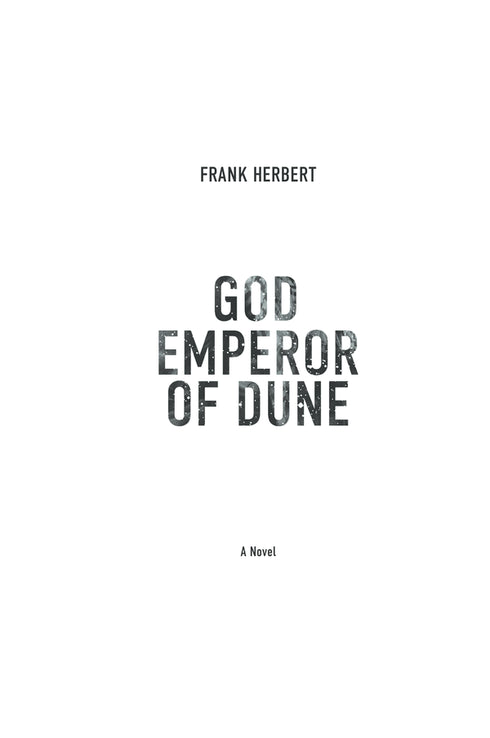 God is de keizer van Dune. Boek 4