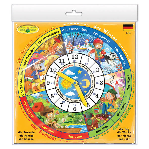 Jeu Apprenons l'heure (en allemand) - 4820121182814