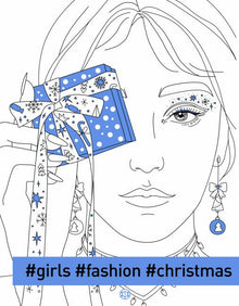 #girls#fashion#christmas: een modekleurboek (Oekraïense uitgave)