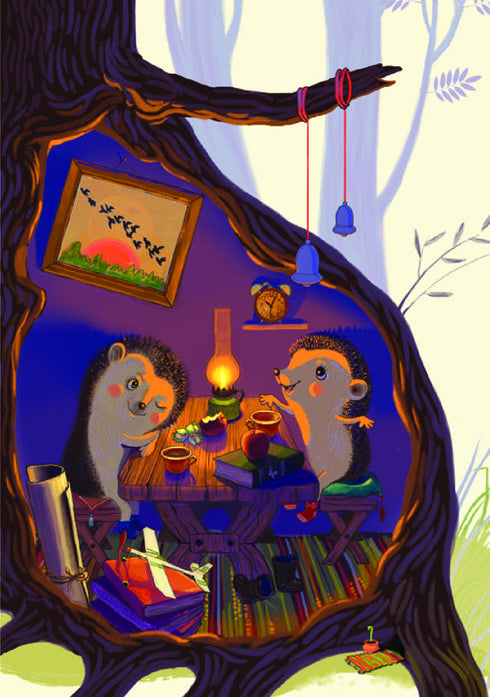 Comme des hérissons volant vers le sud