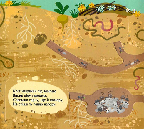 Wie heeft zich onder de grond verstopt