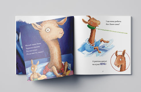 Lama Lama et sa mère