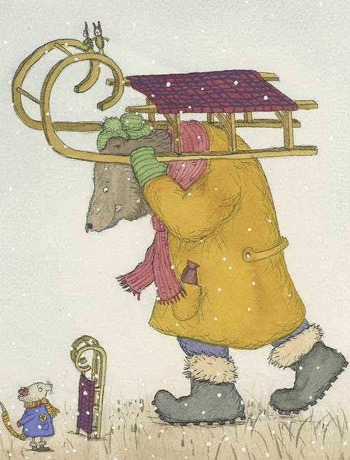 Souris hiver, ours neige