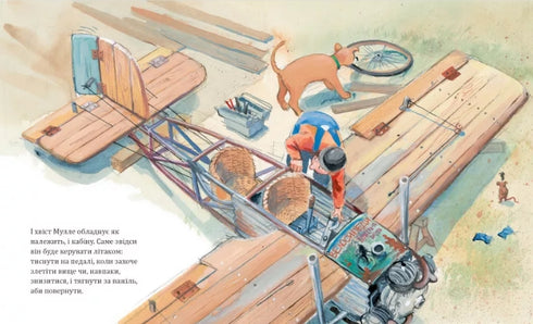 Mulle Mek is building an airplane