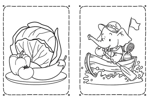 Розмальовка Веселі звірята