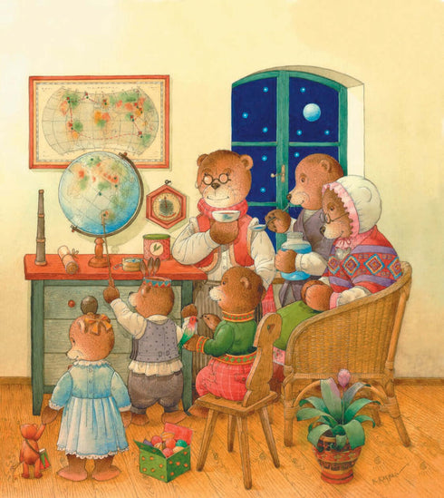 Vedmedrivka Grote kerstreis van de berenfamilie over de hele wereld