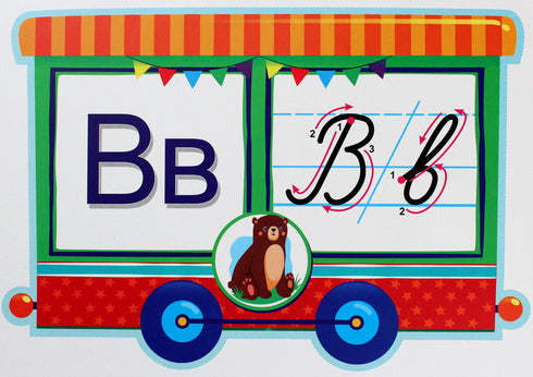 Nous étudions l'alphabet. Un jeu de cartes de démonstration