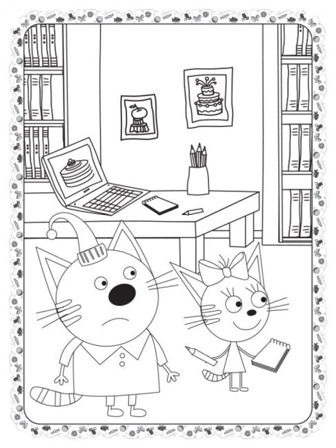 Три коти. Кольоровий штрих. Кіношедевр