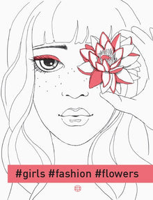 #girls#fashion#flowers: een modekleurboek (Oekraïense uitgave)